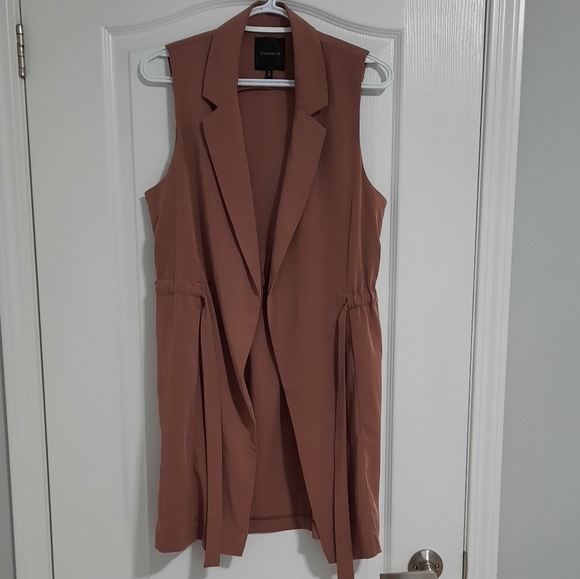 Dynamite Jackets & Blazers - BOGO FREE Dynamite dusty rose dusty long vest